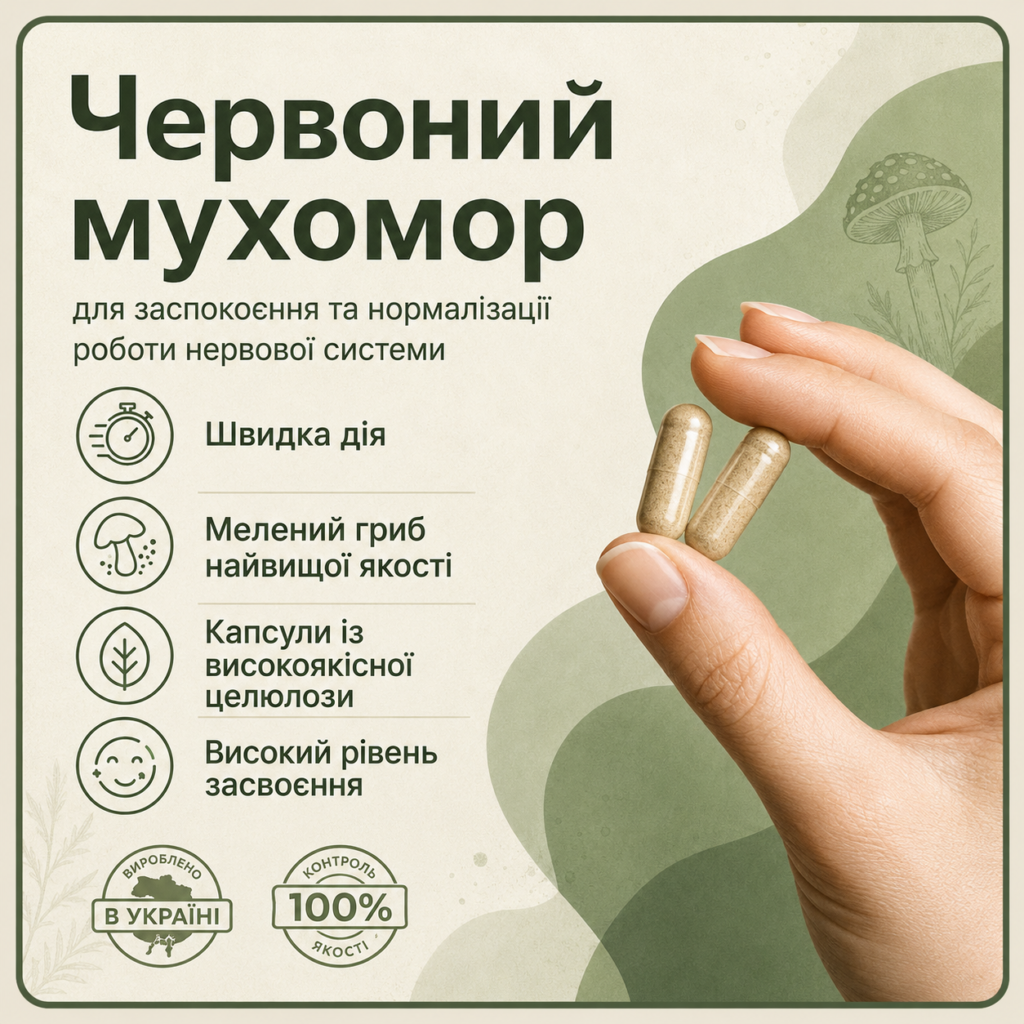 Красный мухомор